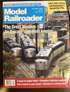 Model Railroader Magazine OCTOBER 1992 - The Great Western O Scale Empire - Picture 1 of 11