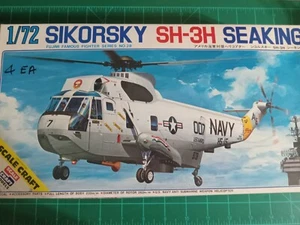 1/72 LOTTO 4 KIT 28 decalcomanie Fujimi Sikorsky SH-3H HSS-2B SeaKing HS-15 JMSDF - Foto 1 di 5