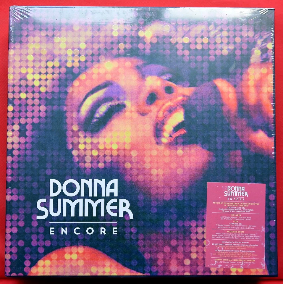 DONNA SUMMER - ENCORE - BOX SET - LIMITED EDITION - 33x CD - SEALED !!! RAR !!! - Bild 1 von 4