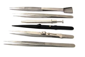 6 Stück Edelstein und Perlen Pinzette Set - Bild 1 von 1