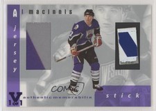 1999 ITG Be A Player Memorabilia Jersey and Stick Vault Blue 1/1 Al MacInnis 1q2