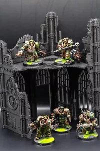 Terminator Blightlord della Guardia della Morte Dipinti a Livello Parata (Set di 5) - Nurg Personalizzato - Foto 1 di 10