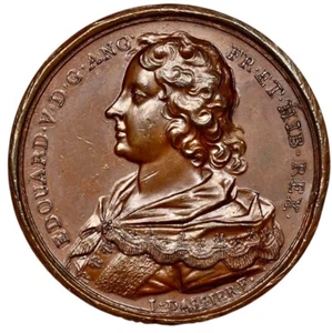 Kings and Queens of England: “Edward V” Medal Dated 1731 NGC MS62 Dassier - Picture 1 of 3