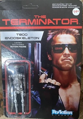 The Terminator T800 Endoskeleton Retro Style ReAction Action Figure MOC - Image 1 of 2