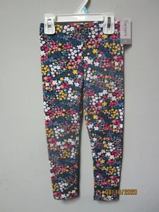 Carter's Youth Girl Floral Leggings Size 5 - Picture 1 of 3