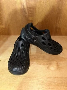 Rockin Footwear Rollers Black Clogs Size XS Fits like Womens 8 NEW - Picture 1 of 17