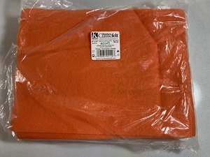 Kunin Group Felt Squares Orange 9X12" Pack of 24 New USA Recycled Halloween - Picture 1 of 4