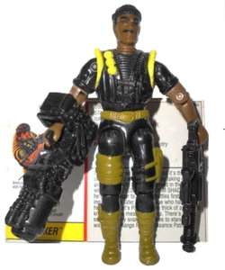 GI joe STALKER 1994 battle corps v5 gun missile launcher vintage w FC File Card - Picture 1 of 3