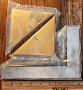 Rafan Straight Edge Square 8x5.5" & Set of 2 428-006 triangle New - Picture 1 of 6