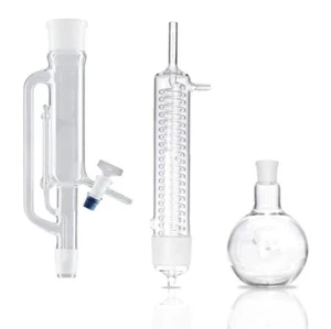 ABGIL Soxhlet Extraktionsgerät mit Graham Coil Kondensator & Seitenabsperrhahn - Bild 1 von 3