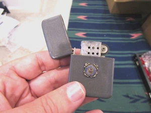 WW2 CRACKLE LIGHTER,UNITED STATES MARATIME SERVICE, INSIGNIA ENAMELED - Picture 1 of 7