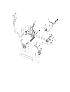 Deck Lift Assembly For PoulanPro PB195H46YT 96042005902 917.287120 - Picture 1 of 10