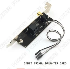 Deflettore scheda audio digitale coassiale ottica 24 bit 192 kHz SPDIF per scheda madre PC - Foto 1 di 9