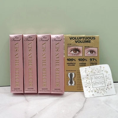 Too Faced Better Than Sex Mascara Black 4-pack (0.17oz) - 100% Authentic - Image 1 of 4