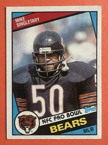 Topps Mike Singletary #232 Chicago Bears 1984 (10x PB/7x All-Pro/Hall of Fame) - Imagen 1 de 2