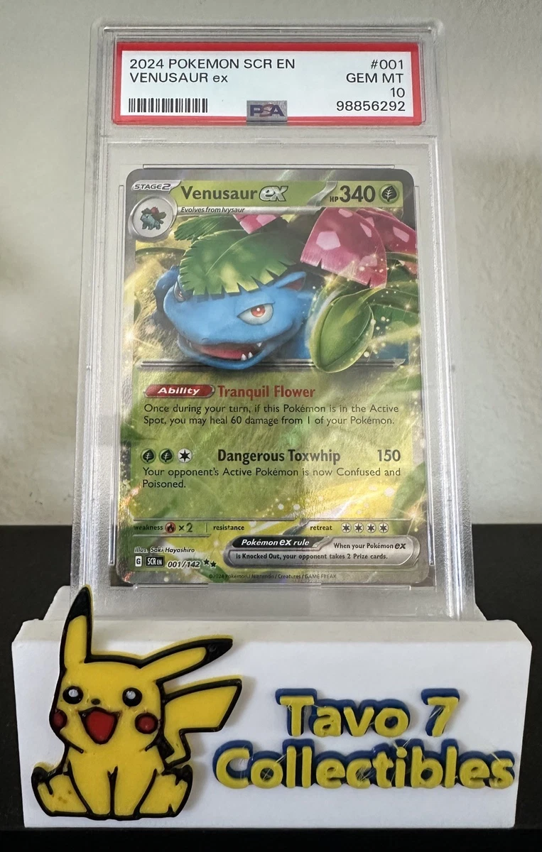 PSA 10 Venusaur ex 001/142 Stellar Crown DOUBLE RARE Pokemon 2024