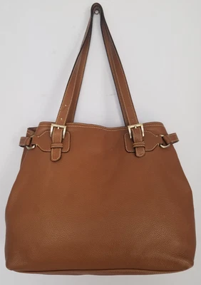 PRADA Vitello Daino Brown Tabaco Leather Handbag Shoulder Bag Tote BR1594 Medium - Image 1 of 4