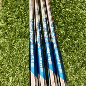 Set of 4 Nippon Zelos 6 Steel iron Shaft .355" Tip Regular-Flex +1" - Picture 1 of 6