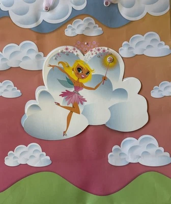 Bolsa y etiqueta de regalo GLITTERING MAGIC FAIRY (10”x 8-1/2”) Tesoro de moda… Con cinta… Foto 1 de 4