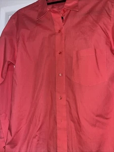 BLUSA FOXCROFT SIN ARRUGAS MANGA LARGA TALLA 6 MUY SUAVEMENTE USADA. Rosa/rojo - Imagen 1 de 4