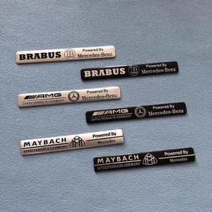 Premium Automotive Aluminum Nameplate–Emblem f Maybach,AMG,Brabus Mercedes Cars - Picture 1 of 13