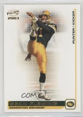 2003 Pacific CFL Sean Fleming #27 - Image 1 of 2