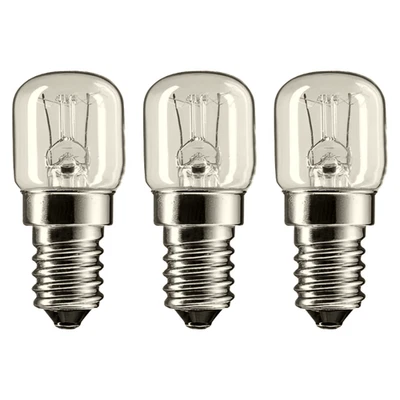 3X OVEN BULB COOKER APPLIANCE 300°C LIGHT BULB | LIGHT 15W 240V E14 SES KANTA