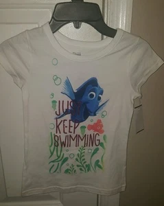 Girl's Finding Dory "Just keep swimming" Sz 6 NWT - Picture 1 of 2