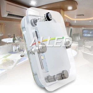 RV Caravan Lights Interior 12v LED Roof Ceiling Lamp Crystal Square Cool White - Picture 1 of 9
