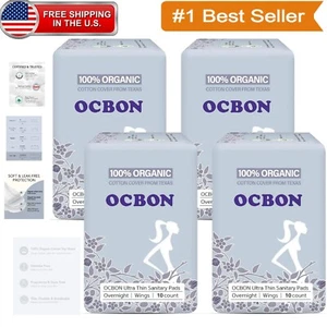 Premium 35cm Overnight Sanitary Pads - Eco-Friendly, Anti-Leak Design, 40 Counts - Picture 1 of 9