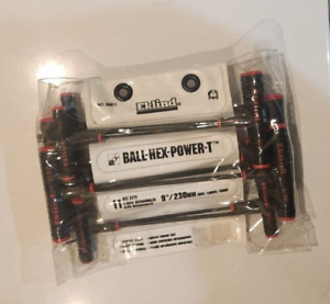 Eklind 11-Piece Ball Hex Power T-Handle Hex Key Set 5/64 to 3/8" SAE 60811