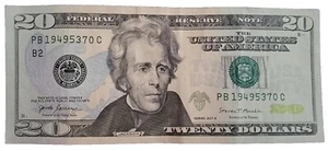 2017 $20 Banknote 1949 Birthday , Anniversary Date - Picture 1 of 2