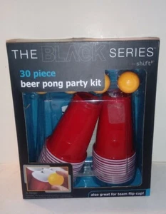 THE BLACK SERIES, 30 PIECE BEER PONG PARTY KIT, NEW - Picture 1 of 4