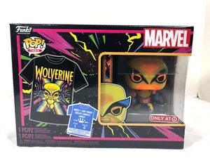 Funko Pop! Camiseta Target Marvel Black Light Wolverine Pop y Grande (L), ¡NUEVA! - Imagen 1 de 3