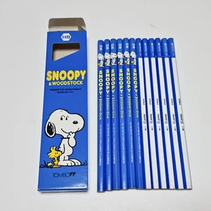 Vintage Tombow Peanuts Snoopy HB Pencils, 1 Dozen - Made in Japan, JIS Mark - Picture 1 of 5