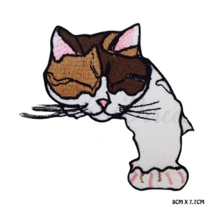 Lote de parche bordado de dibujos animados para gato dormido plancha/costura para ropa - Imagen 1 de 1