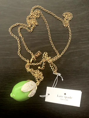 Kate Spade Pave Fruit Pendant Necklace - New with Tag - Image 1 of 4