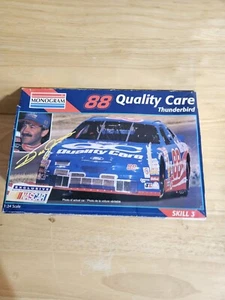 Monogram Dale Jarrett #88 Quality Care Thunderbird Nascar 1:24 #85-2472 NOB - Picture 1 of 7