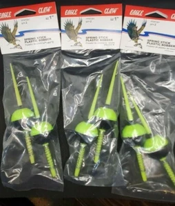 Bobber de resorte de 3 garra de águila bobber de plástico tamaño 1" (3 paquetes de 2) - Imagen 1 de 1