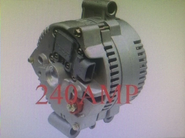 Camión Ford F250 F350 240A alto rendimiento 7,3 L diésel 1995 1996 1997 1998 alternador Foto 1 de 4