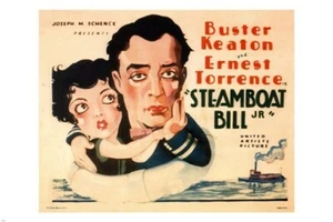 REISNER DIRECTED steamboat bill jr MOVIE poster BUSTER KEATON 1928 20x30 hot - Picture 1 of 1