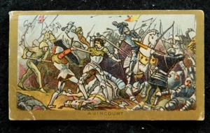 1901 American Tobacco Company Cigarette Card Battle Series Agincourt - Picture 1 of 2