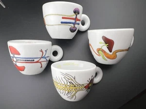 Illy Art Collection Atelier Van Lieshout 2005 - 4 Espresso Cups and Saucers - Picture 1 of 5