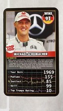 MICHAEL SCHUMACHER F1 TOP TRUMPS GRAND PRIX HEROES 2016 FORMULA ONE