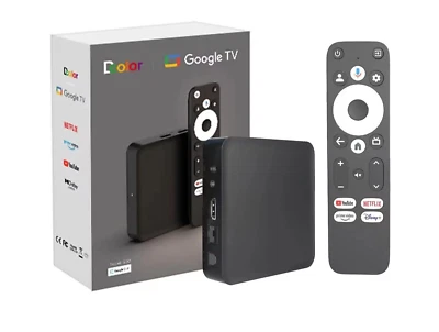 Dcolor GD2 UHD 4K GOOGLE TV BOX Android TV Streaming Media Player Chromecast - Image 1 of 4