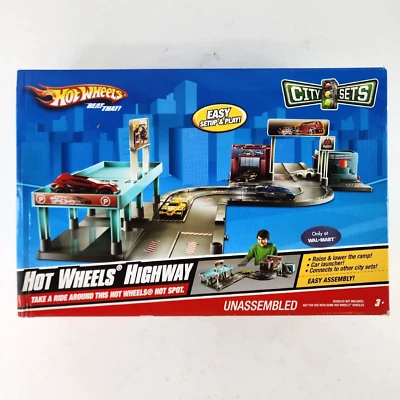 Hot Wheels City Sets Highway Juego Conexión 2009 EXCLUSIVO RARO SELLADO Foto 1 de 4