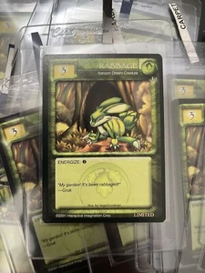 2001 Magi Nation Duel RABBAGE Limited Promo Naroom League Card Dream Creature - Picture 1 of 1