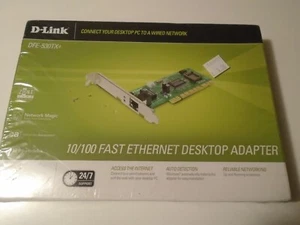 D LINK DFE-530TX+ 10/100 Fast Ethernet desktop Adapter new sealed DFE-530TX+ - Picture 1 of 8