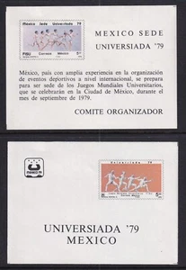 Mexico Mint Souvenir Sheets-Universiada 1979 MNH - Picture 1 of 1