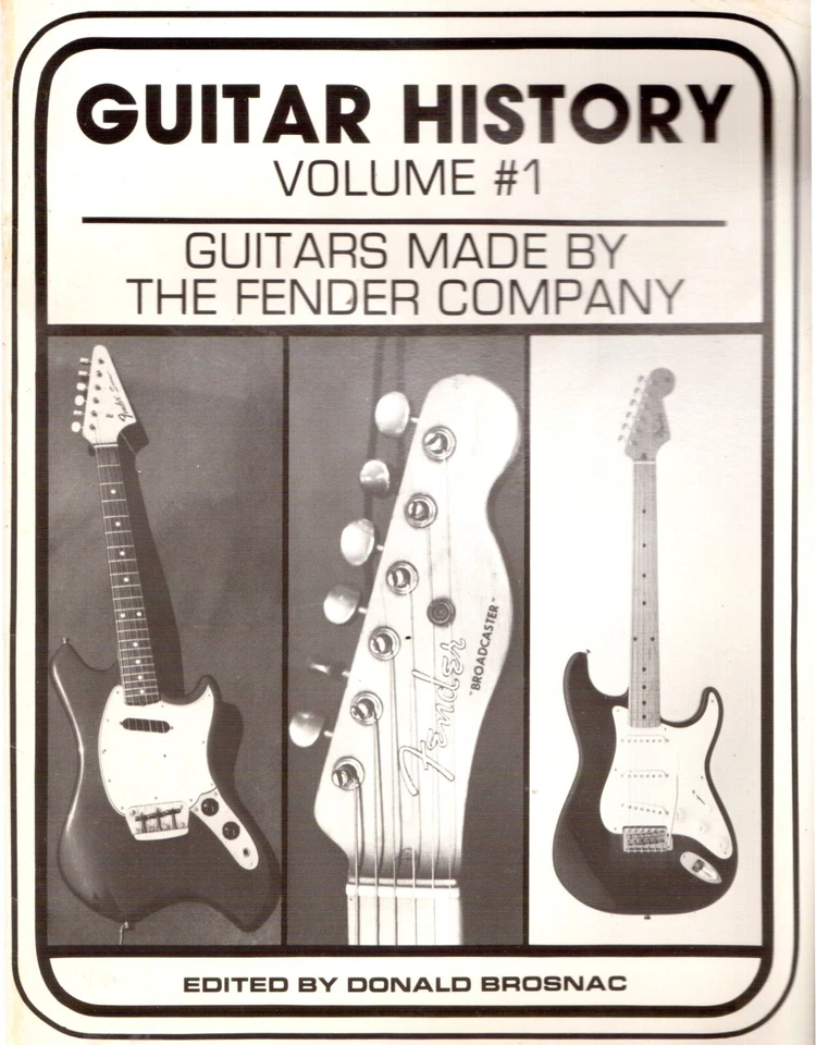 GUITAR HISTORY VOLUME #1, FENDER,  1ST EDITION. FREE POSTAGE - Image 1 of 3